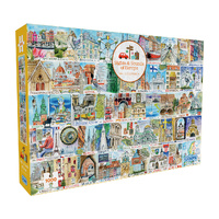 Gibsons Sights & Sounds of Europe Jigsaw Puzzle 1000 Pieces