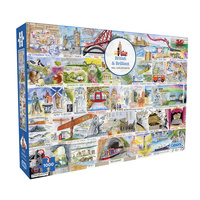 Gibsons British & Brilliant Jigsaw Puzzle 1000 Pieces