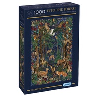 Gibsons The Art File: Into the Forest Jigsaw Puzzle 1000 Pieces
