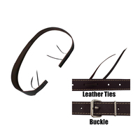 Powa Beam Plain Leather Rifle Gun Sling 112cm (GS1)