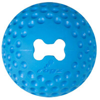 Rogz Gumz Ball Treat Dispensing Interactive Dog Toy Blue Small