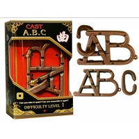 HANAYAMA L1 CAST PUZZLE ABC (HAN90031)