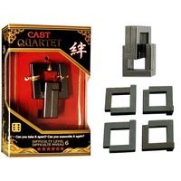HANAYAMA L6 CAST PUZZ. QUARTET (HAN90037)