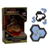 HANAYAMA L4 CAST PUZZ. HEXAGON (HAN90069)