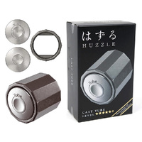 Hanayama Huzzle Level 5 Cast Tube Brain Teaser Puzzle (HAN90171)