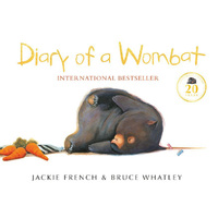 Diary of a Wombat by Jackie French & Bruce Whatley Childrens Book (HAR198366)