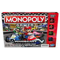 Monopoly Gamer Mario Kart Family Game 2-4 Players Ages 8+ (HASE1870)