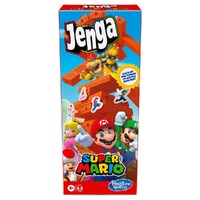 Jenga Super Mario Fun Challenging Family Game 2-4 Players Ages 8+