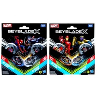 Beyblade X Marvel Collab Multipack Assorted for Kids Ages 8+ 8 Pack