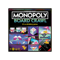 Monopoly Board Crawl Adult Game 2-10 Players Ages 21+ (HASG1298)