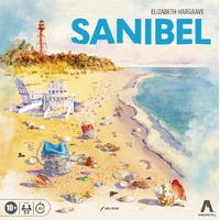 Hasbro Sanibel Tile Placement Board Game 2-4 Players Ages 10+
