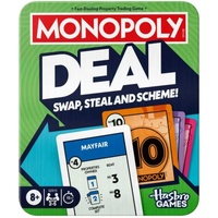 Monopoly Deal Deluxe Edition Card Game in Tin 2-5 Players Ages 8+ 