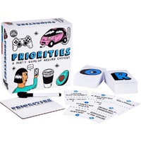 Priorities Party Game of Absurd Choices Hilarious Board Game
