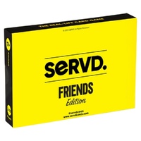 Servd Friends Edition Real-Life Card Game 2-10 Players Ages 17+
