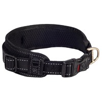 Rogz Classic Reflective Dog Collar Padded Black XL