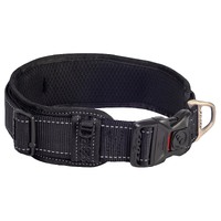 Rogz Classic Reflective Dog Collar Padded Black XXL