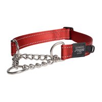 Rogz Control Obedience Non-Slip Dog Collar Red XL