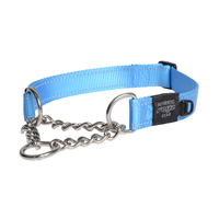 Rogz Control Obedience Non-Slip Dog Collar Turquoise XL