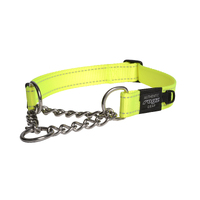 Rogz Control Obedience Non-Slip Dog Collar Dayglo Extra Large