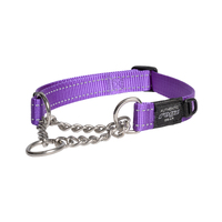 Rogz Control Obedience Non-Slip Dog Collar Purple Large