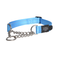Rogz Control Obedience Non-Slip Dog Collar Turquoise Large