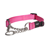 Rogz Control Obedience Non-Slip Dog Collar Pink Medium