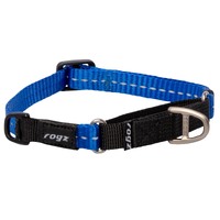 Rogz Control Non-Slip Dog Safety Collar Web Blue Small