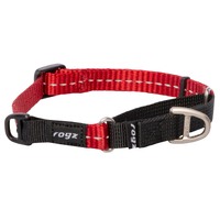 Rogz Control Non-Slip Dog Safety Collar Web Red Small