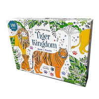 Colour Your Own Tiger Kingdom Book + Puzzle (HER216209)