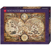 MAP ART, VINTAGE WORLD 2000pc (HEY29666)