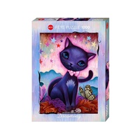 DREAMING, BLACK KITTY Jigsaw Puzzles 1000 Pieces (HEY29687)