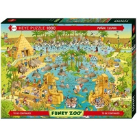 FUNKY ZOO, NILE HABITAT Jigsaw Puzzles 1000 Pieces (HEY29693)
