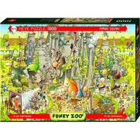 Marino Degano Funky Zoo Jurassic Puzzle 1000pcs (HEY29727)