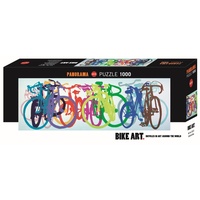BIKE ART, COLOURFUL ROW 1000pc (HEY29737)
