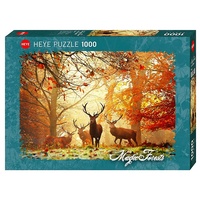 MAGIC FOREST STAGS Jigsaw Puzzles 1000 Pieces (HEY29805)