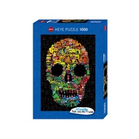 Jon Burgerman Doodle Skull Puzzle 1000pcs (HEY29850)