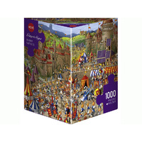Heye Bunny Battles by Francois Ruyer Jigsaw Puzzle + Poster 1000pcs (HEY29920)
