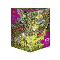 Heye Simons Cat Garden Adventures Jigsaw Puzzle + Poster 1000 Pieces (HEY29933)