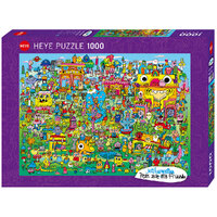 Heye Doodle Village by Jon Burgerman Jigsaw Puzzle 1000 Pieces (HEY29936)