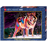 Heye Precious Animals Night Wolf by Bob Coonts Jigsaw Puzzle 1000pcs (HEY29939)