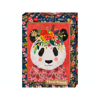 Heye Floral Friends Cuddly Panda by Mia Charro Jigsaw Puzzle 1000pcs (HEY29954)