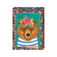 Heye Floral Friends Gentle Bruin by Mia Charro Jigsaw Puzzle 1000pcs (HEY29970)