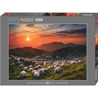 Heye Sheep & Volcanoes by Alexander Von Humboldt Jigsaw Puzzle 1000pc (HEY29977)
