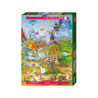 Heye Mordillo Idyll Lake Jigsaw Puzzle 1000 Pieces (HEY29987)