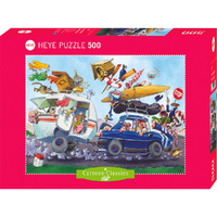 Heye Cartoon Classics Loup Off on Holiday Jigsaw Puzzle 500 Pieces (HEY29988)