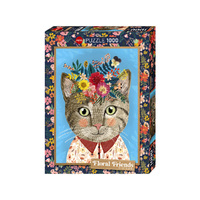 Heye Floral Friends Pretty Feline Jigsaw Puzzle 1000 Pieces (HEY30000)