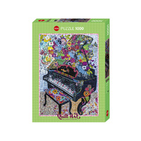 Heye Quilt Art Sewn Piano Jigsaw Puzzle 1000 Pieces (HEY30026)