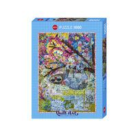 Heye Quilt Art Sewn Sloth Jigsaw Puzzle 1000 Pieces (HEY30027)