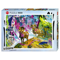 Heye Rebrush Big Horns by Gunter Konrad Jigsaw Puzzle 1000 Pieces (HEY30040)