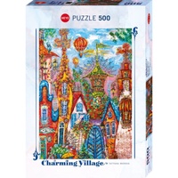 Heye Charming Village Blue Gate Jigsaw Puzzle 500 Pieces
